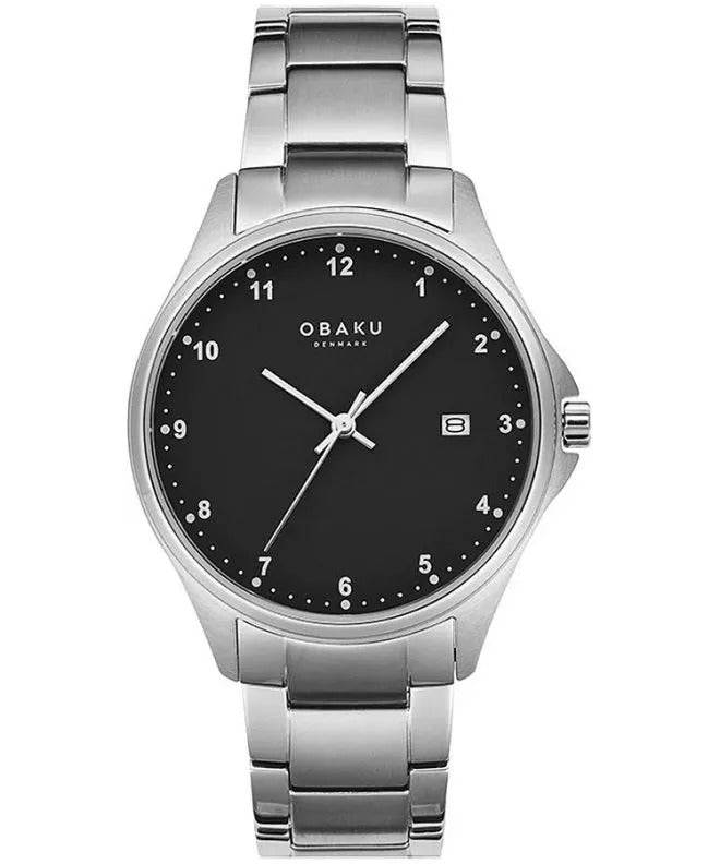 Obaku Titanium Titanlink2 Black Watch - V272GDTBST