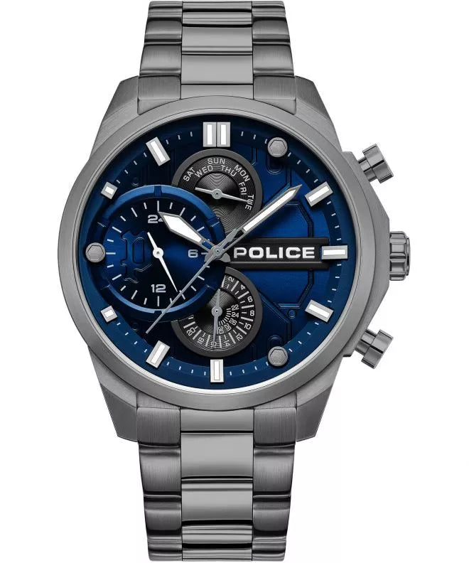 Police Watches Reactor Mens Watch with IP Gun Metal Bracelet  - PEWGK0039205
