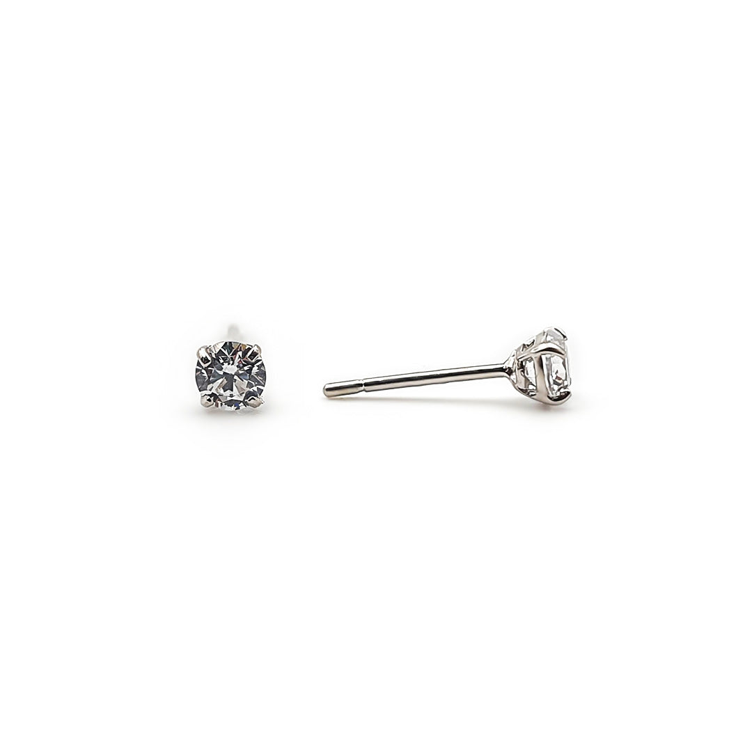 9ct White Gold Stud Earrings The_Diamond_box_South_Africa