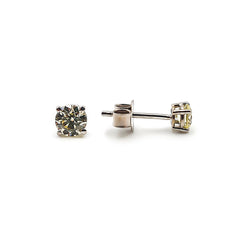 9ct White Gold Ladies 0,50ct Diamond Stud Earrings