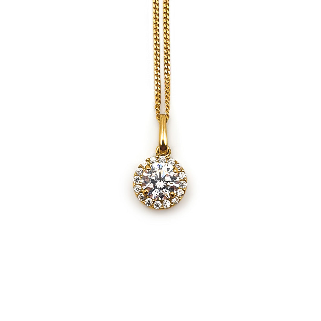 9ct Yellow Gold Ladies Pendant The_Diamond_box_South_Africa