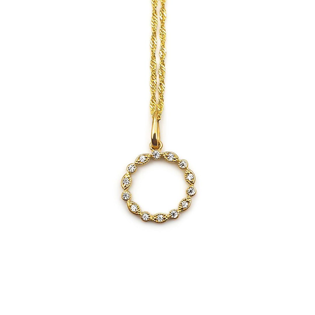 9ct Yellow Gold Ladies Pendant