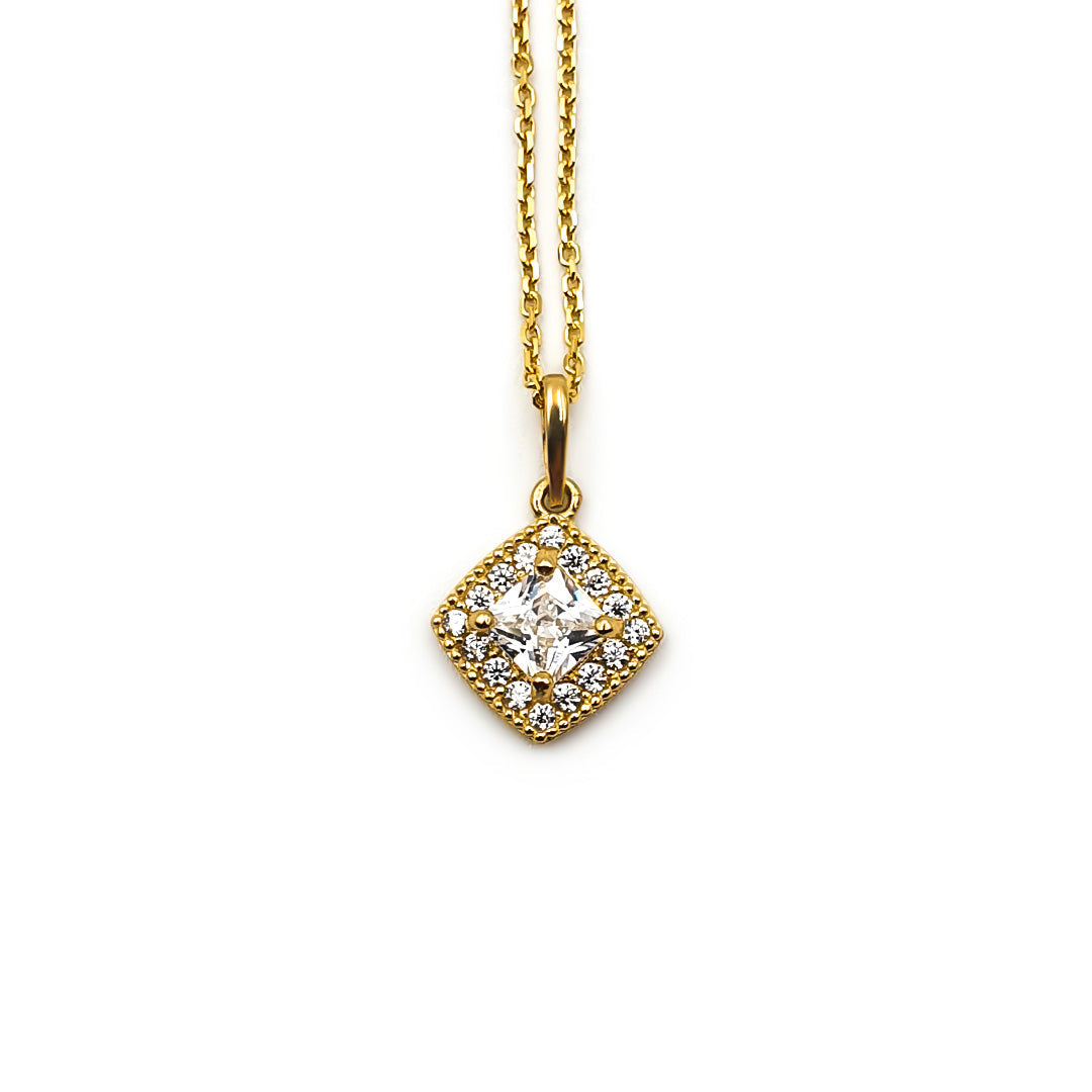 9ct Yellow Gold Ladies Pendant The_Diamond_box_South_Africa