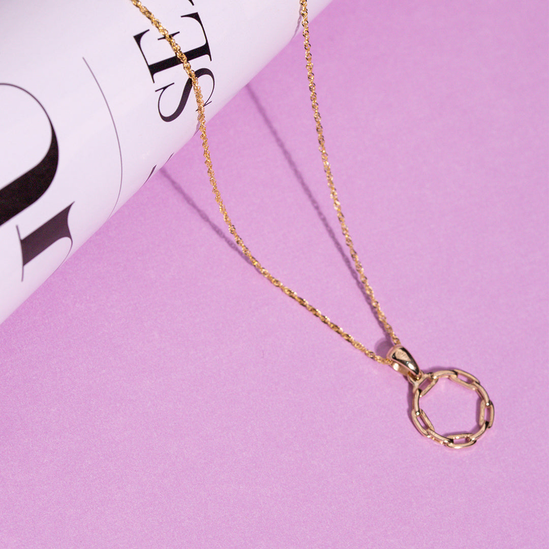 9ct Yellow Gold Ladies Pendant The_Diamond_box_South_Africa