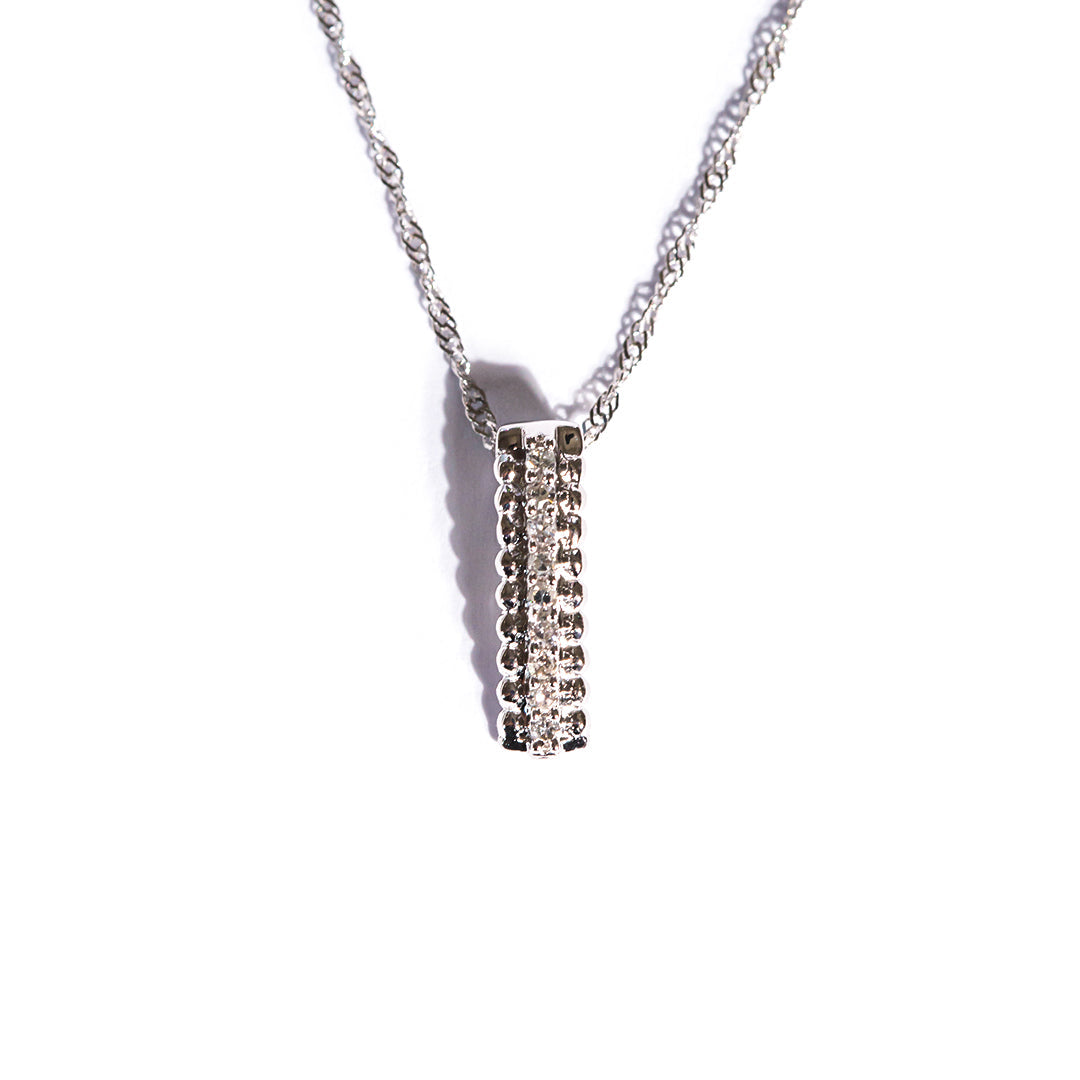 9ct White Gold Ladies Diamond Pendant The_Diamond_box_South_Africa
