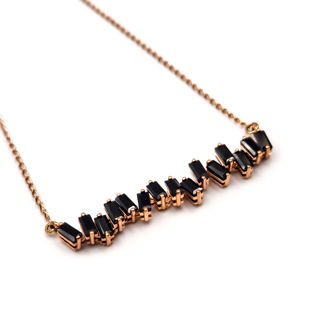 9ct Rose Gold Ladies Spinal Neckpiece