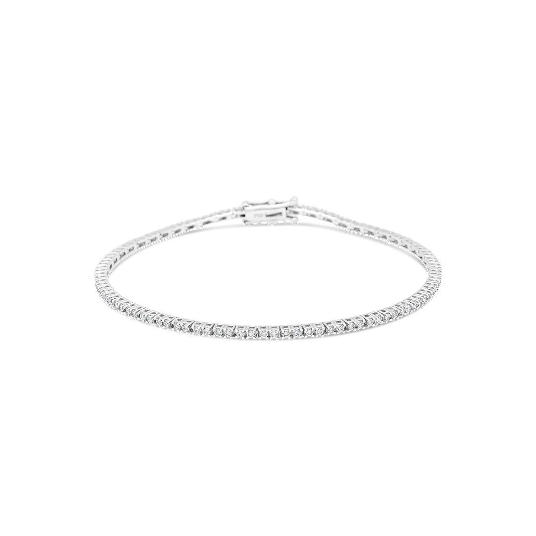 18ct White Gold Ladies 3,00ct Diamond Tennis Bracelet The_Diamond_box_South_Africa