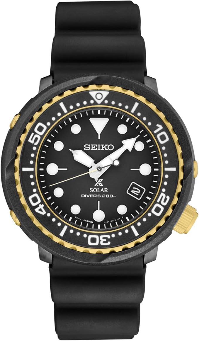 Seiko Prospex Black Dial Men's Watch -  SNE498P1