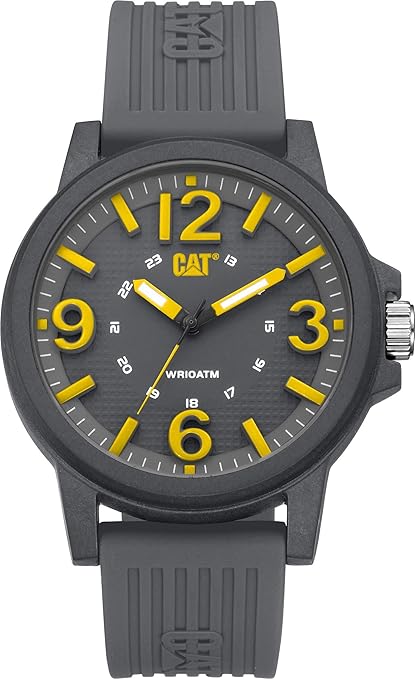 Caterpillar Groovy Men Watch Polycarbonate Silicone Strap -LF.111.25.537