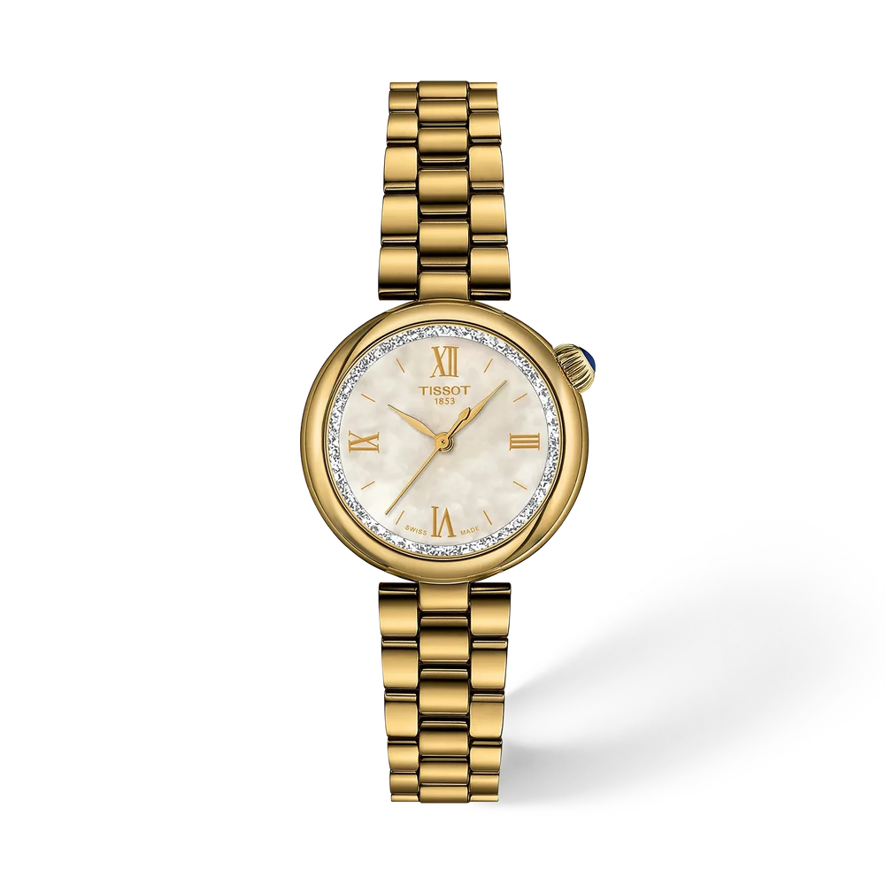 Tissot Desir Gold-Tone Mother-of-Pearl Women's Watch - T152.010.33.118.00