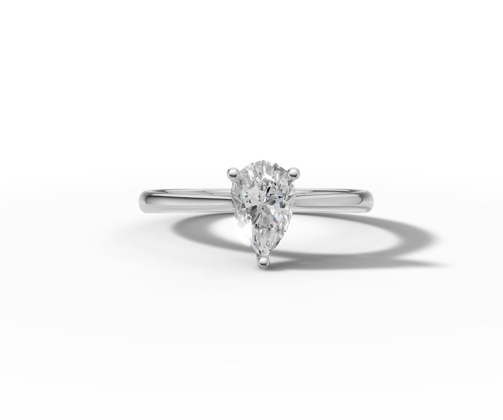 9ct Gold 1ct Pear Cut Lab-Grown Diamond Engagement Ring