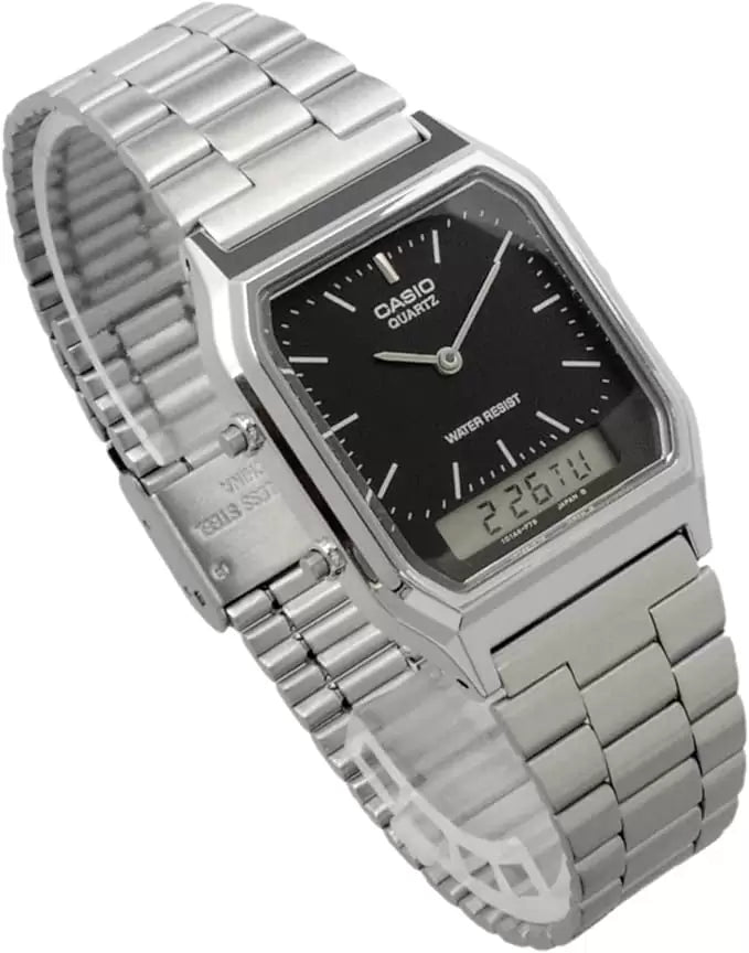 CASIO RETRO Analog-Digital Quartz Watch - AQ-230A-1DMQ