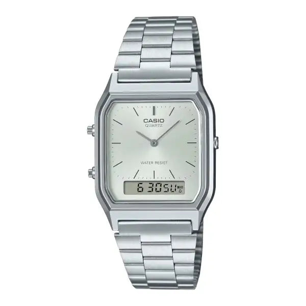 CASIO RETRO Analog-Digital Quartz Watch - AQ-230A-7AMQYDF