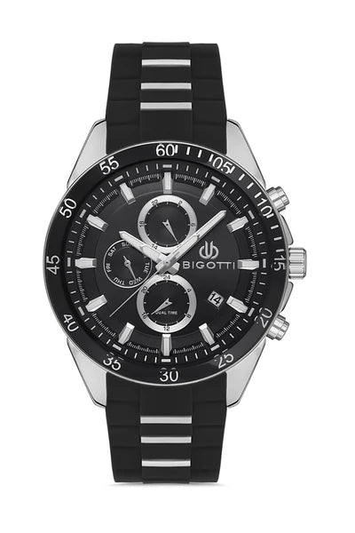 Bigotti Milano Mens Silicon Strap Watch - BG.1.10399-1