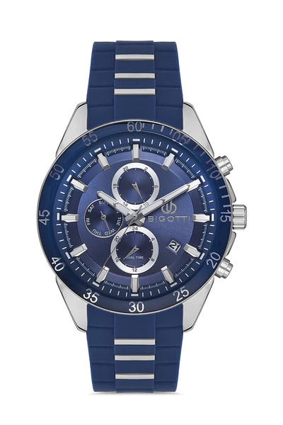 Bigotti Milano Mens Silicon Strap Watch - BG.1.10399-2