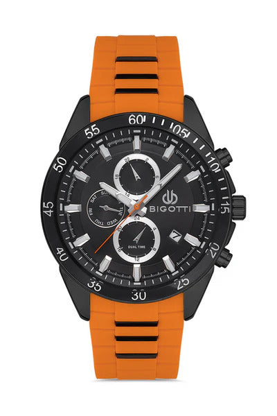 Bigotti Milano Mens Silicon Strap Watch - BG.1.10399-5