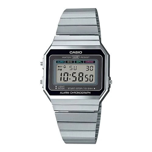 CASIO VINTAGE RETRO DIGITAL WATCH - A700W-1ADF