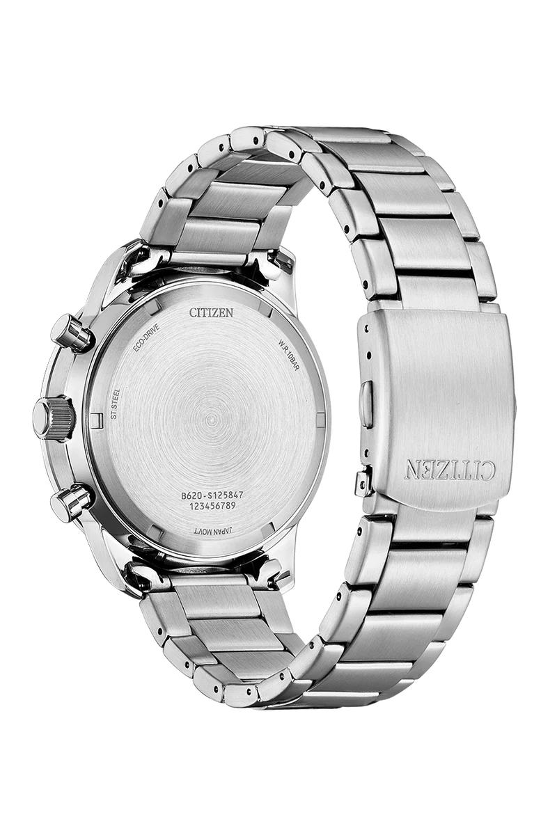 Citizen Eco-Drive Men's Stainless Steel Blue Dial Watch - CA4500-91L