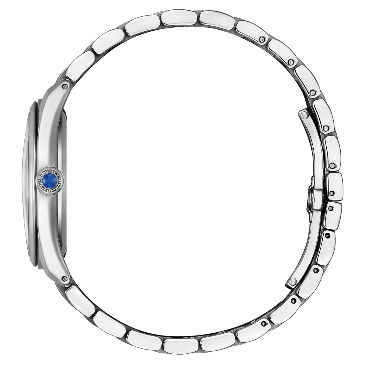 Citizen L Eco-Drive Women's Stainless Steel Mother of Pearl Dial Watch - EM1140-80D