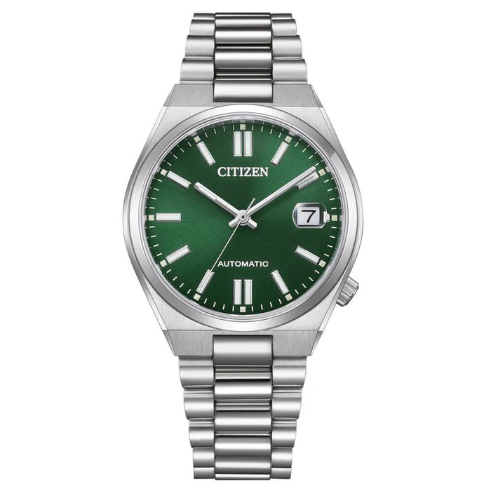 Citizen Tsuyosa Automatic Green Dial Stainless Steel Men's Watch - NJ0200-50X