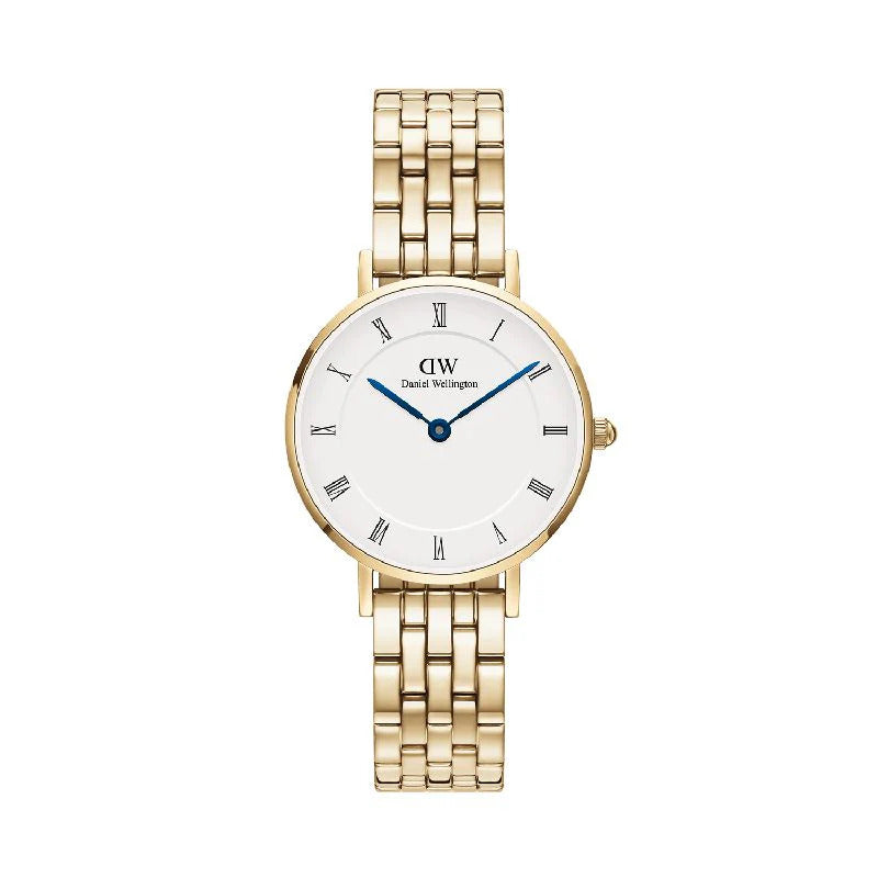 Daniel Wellington Petite Roman Numerals 5-Link Gold - DW00100682