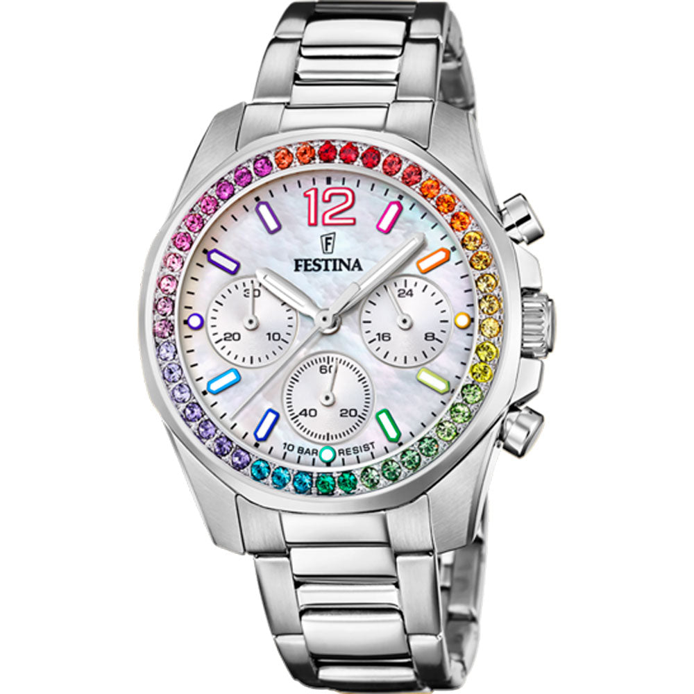Festina Rainbow Chronograph Ladies Watch - F20606/2