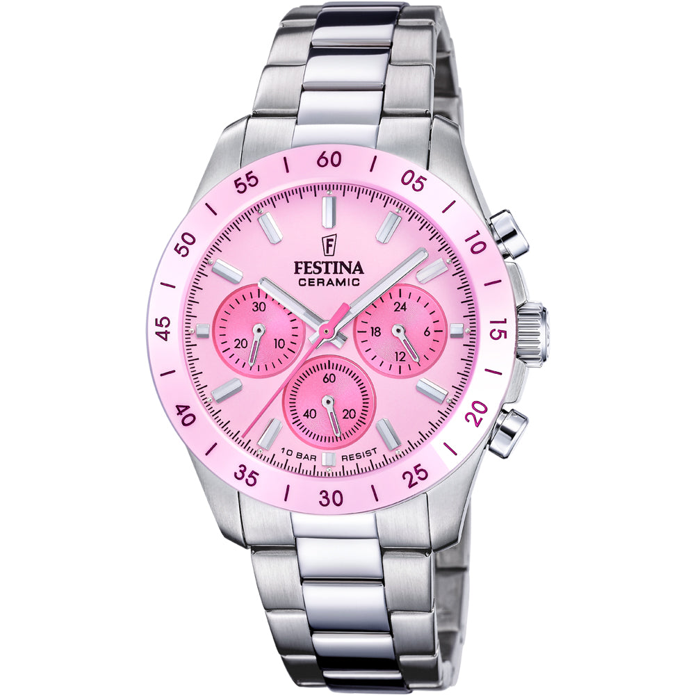 Festina Ceramic Ladies Watch  -  F20693/2