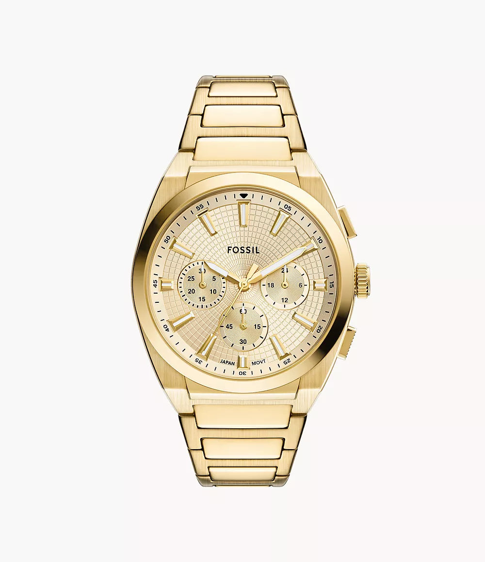 Fossil Everett Gold-Tone Men's Chronograph Watch -  FS6119