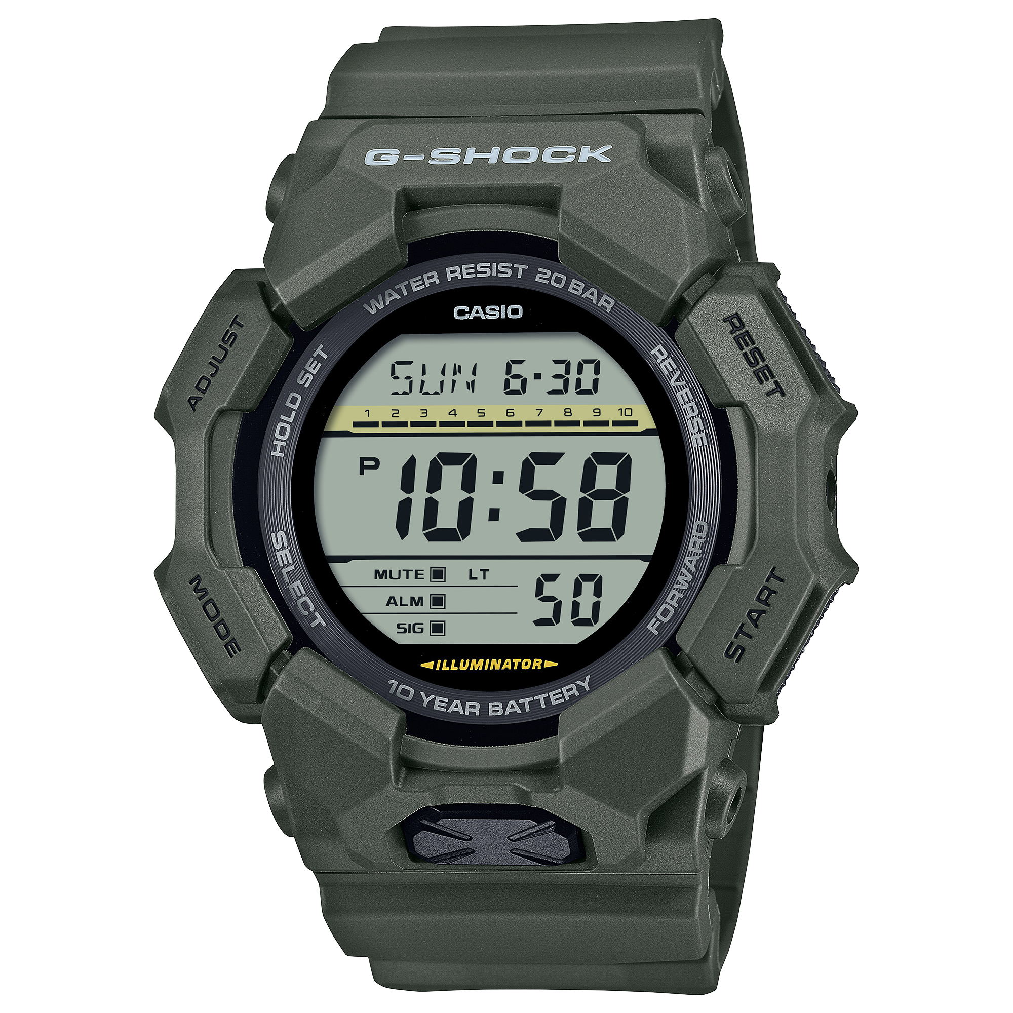 Casio G-Shock Mens 200m Standard Watch - GD-010-3DR