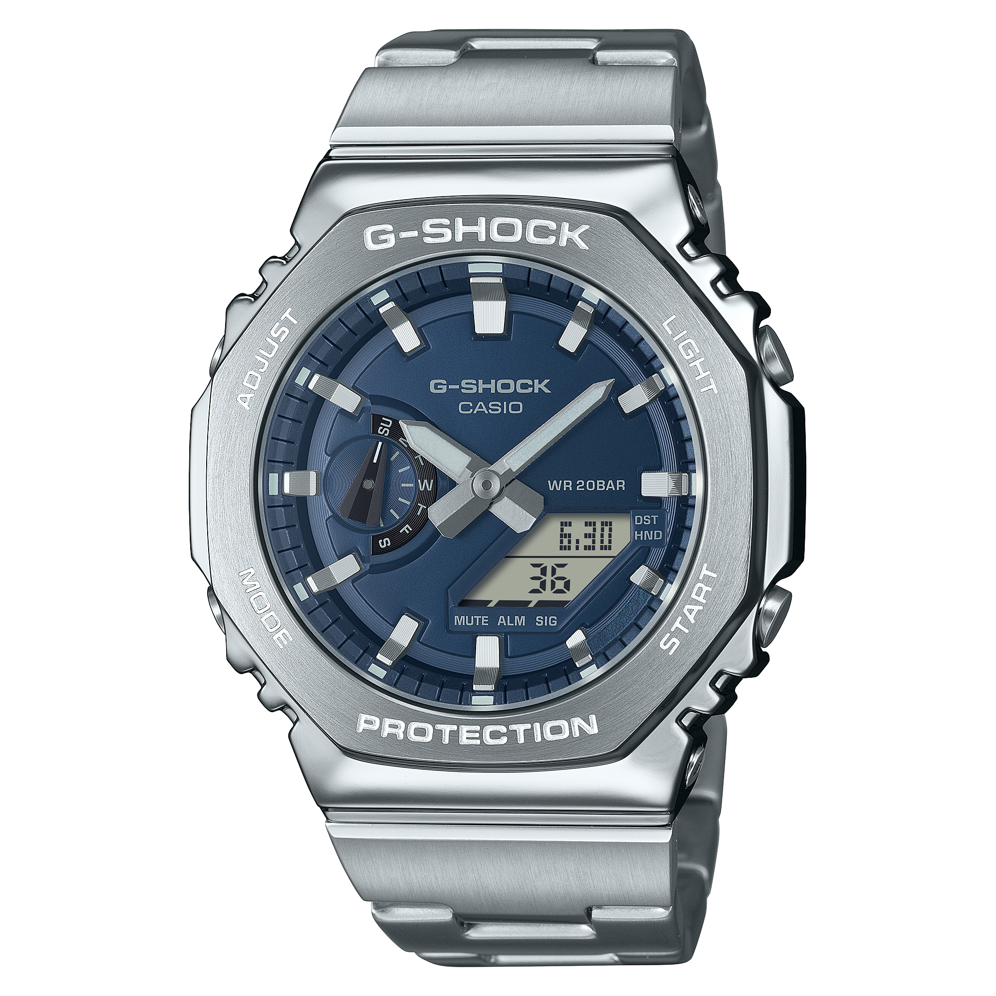 Casio G-Shock Mens 200m G-Steel - GM-2110D-2BDR Watch