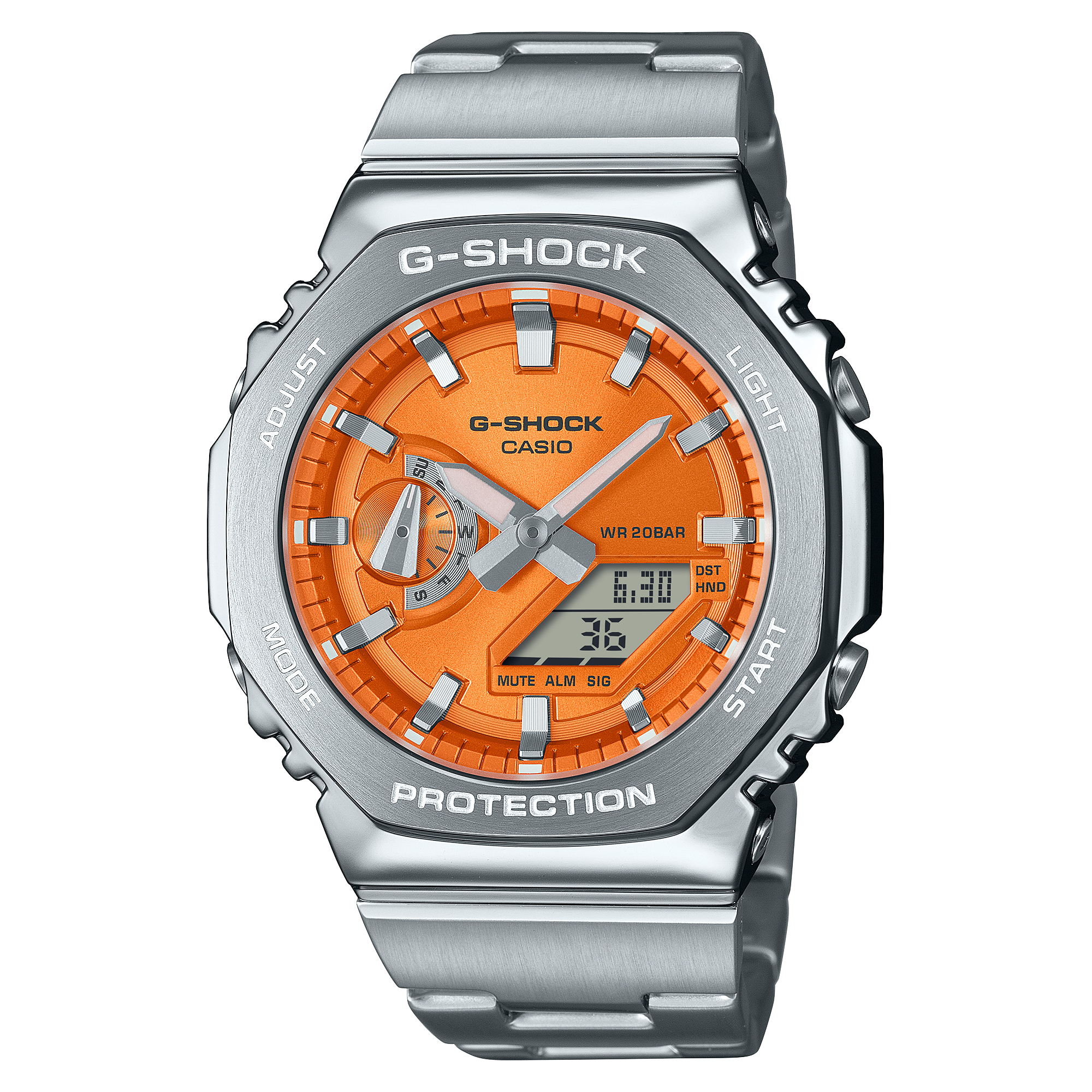 Casio G-Shock Mens 200m G-Steel Watch - GM-2110D-4ADR