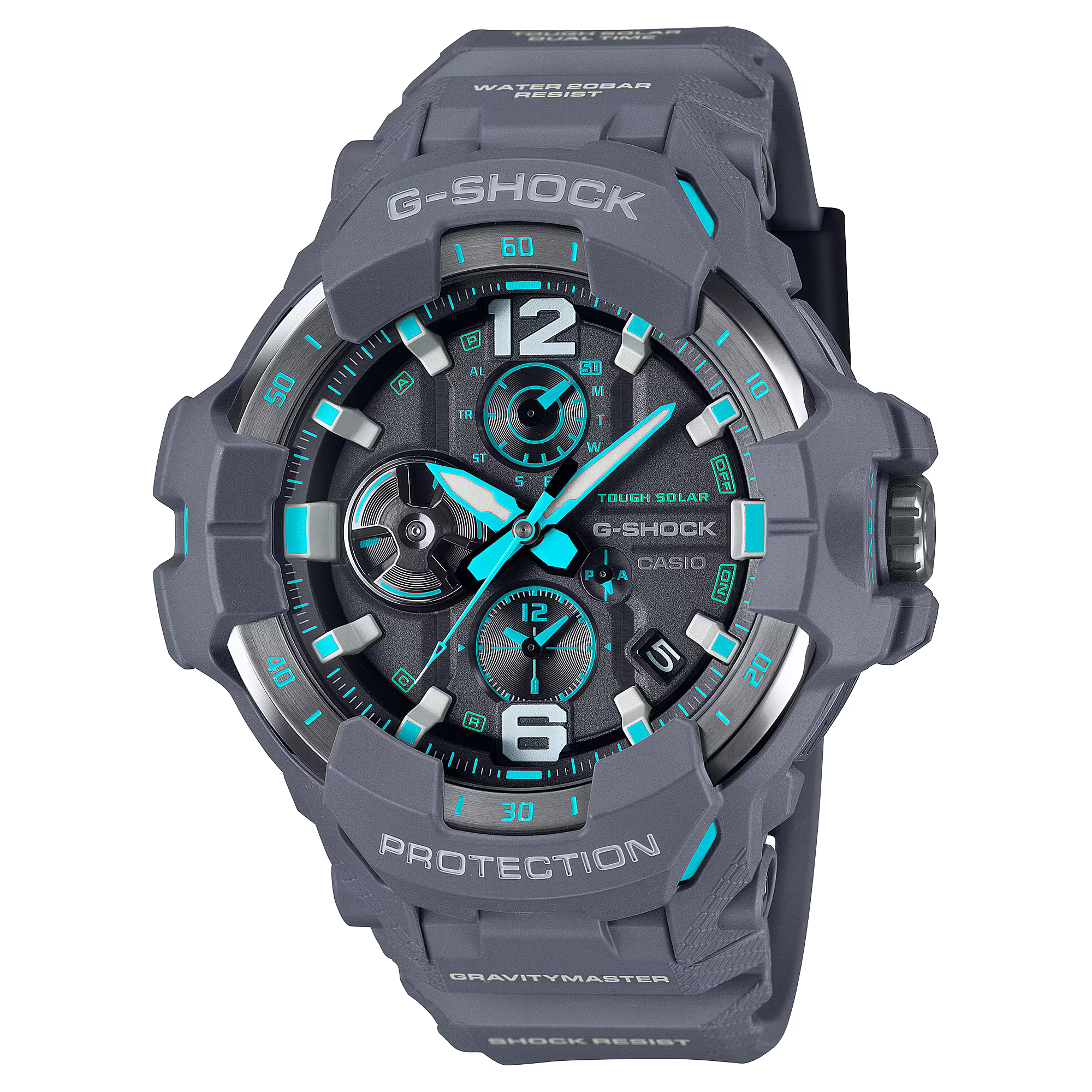 Casio G-Shock Mens 200m Bluetooth Solar Gravitymaster Watch - GR-B300-8A2DR