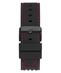 GUESS Mens Black Red Multi-function Watch - GW0499G4