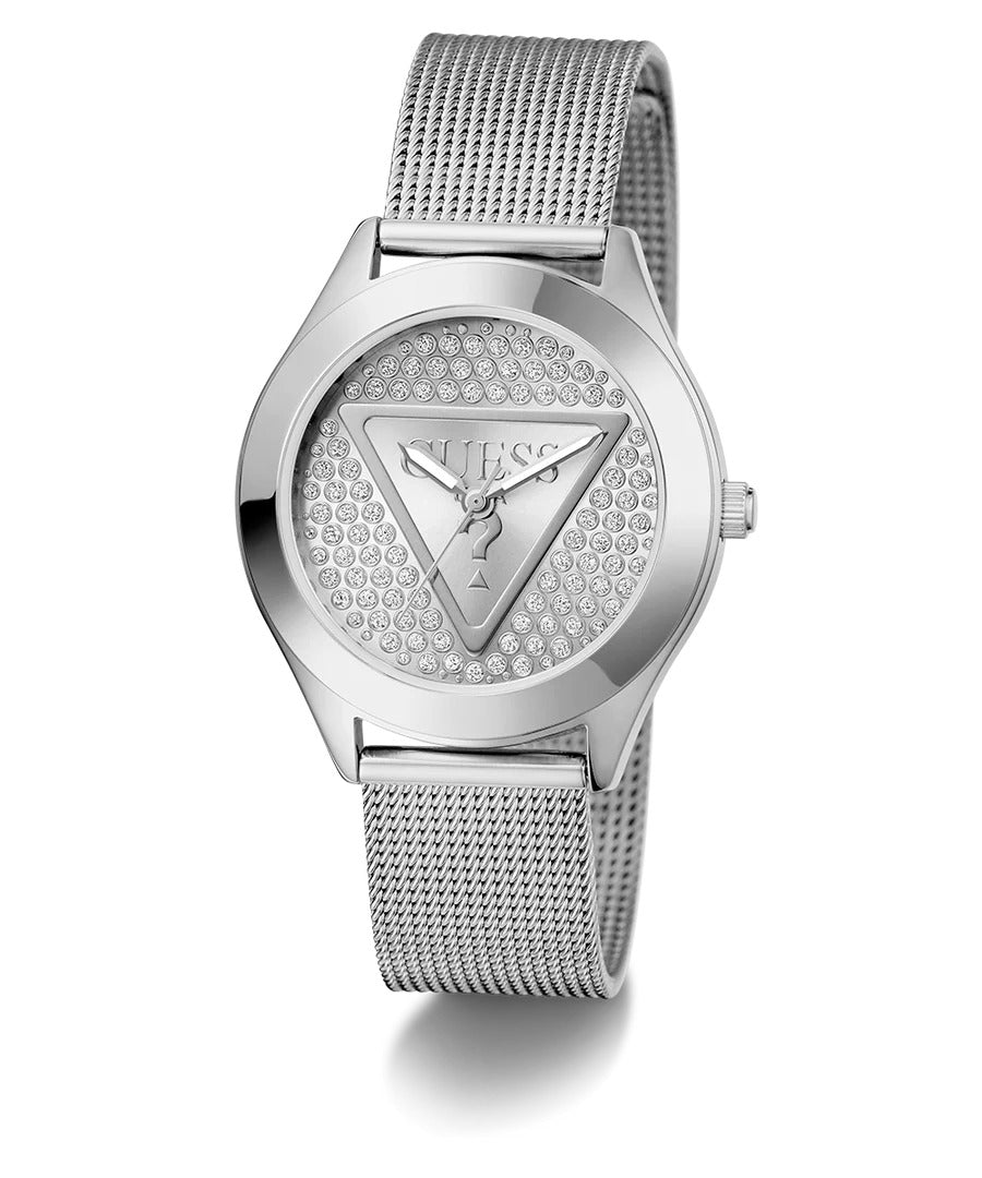 GUESS Ladies Silver Tone Analog Watch - GW0835L1