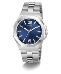 Guess  Mens Silver Tone Analog Watch - GW0849G1