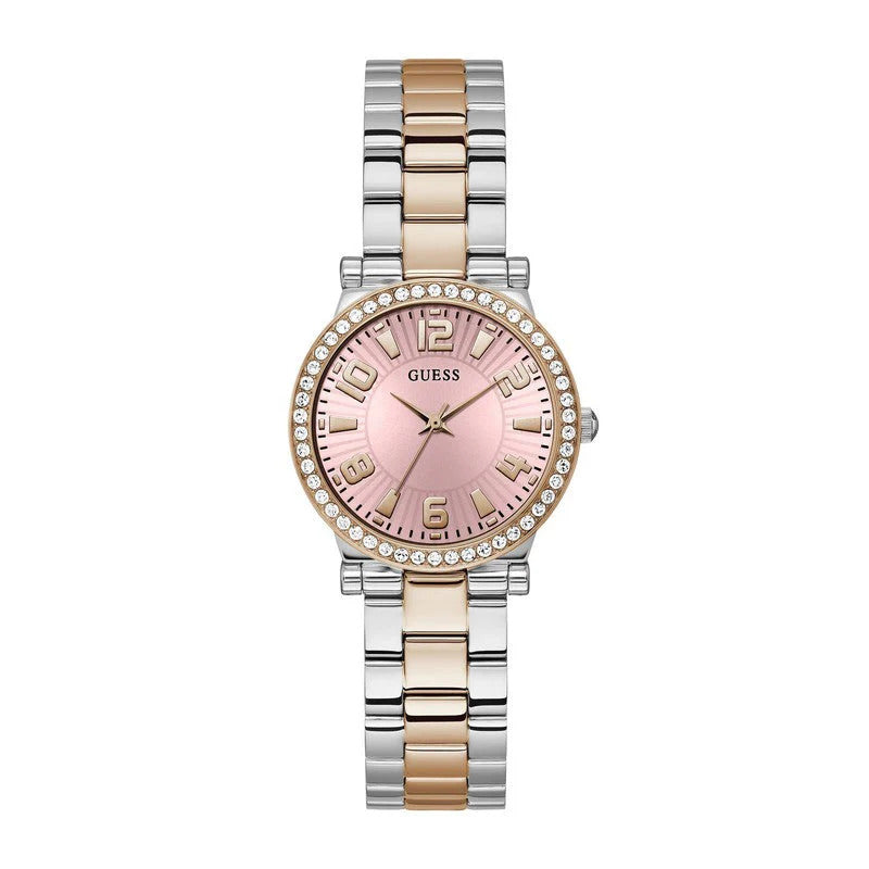 Guess Fawn Pink Dial Analog Watch - GW0686L4