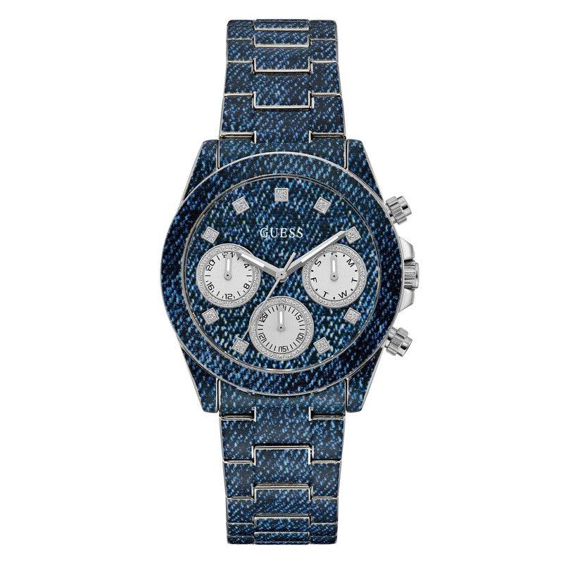 Guess Indigo Blue Dial Multifunction Watch -  GW0750L1