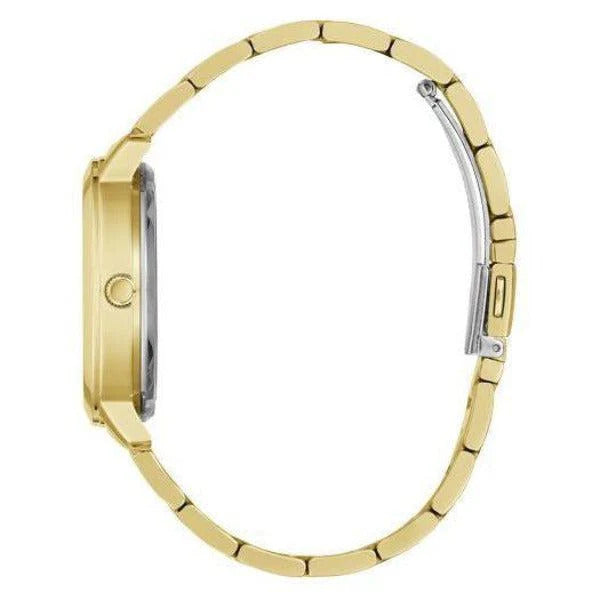 Guess Quattro Clear Gold Tone Analog Ladies Watch - GW0300L2