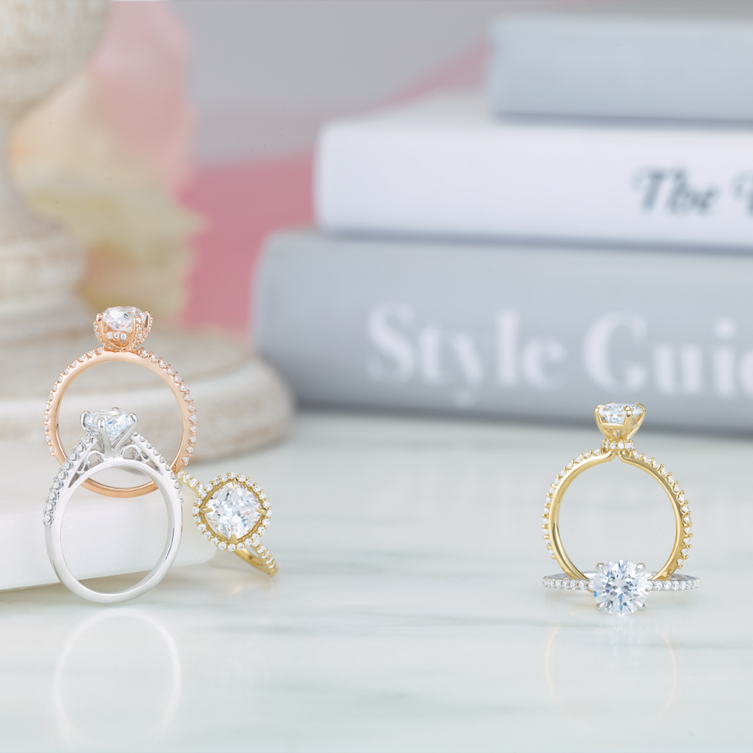 Moissanite Rings