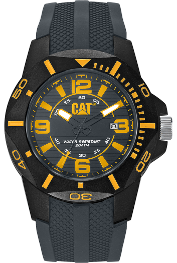 Catterpillar Gents Diver Gun Yellow Watch -  LR.161.25.135