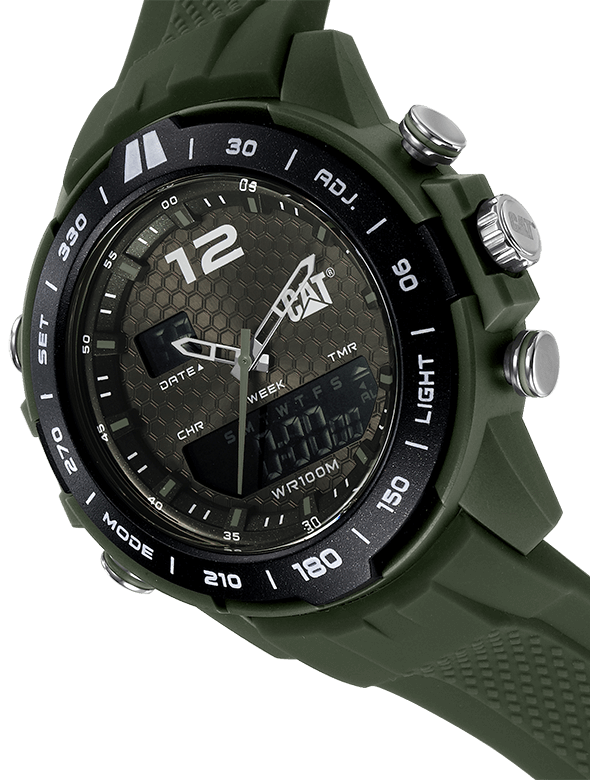 Catipillar  Horizon Green Gents Watch - MH.135.23.131