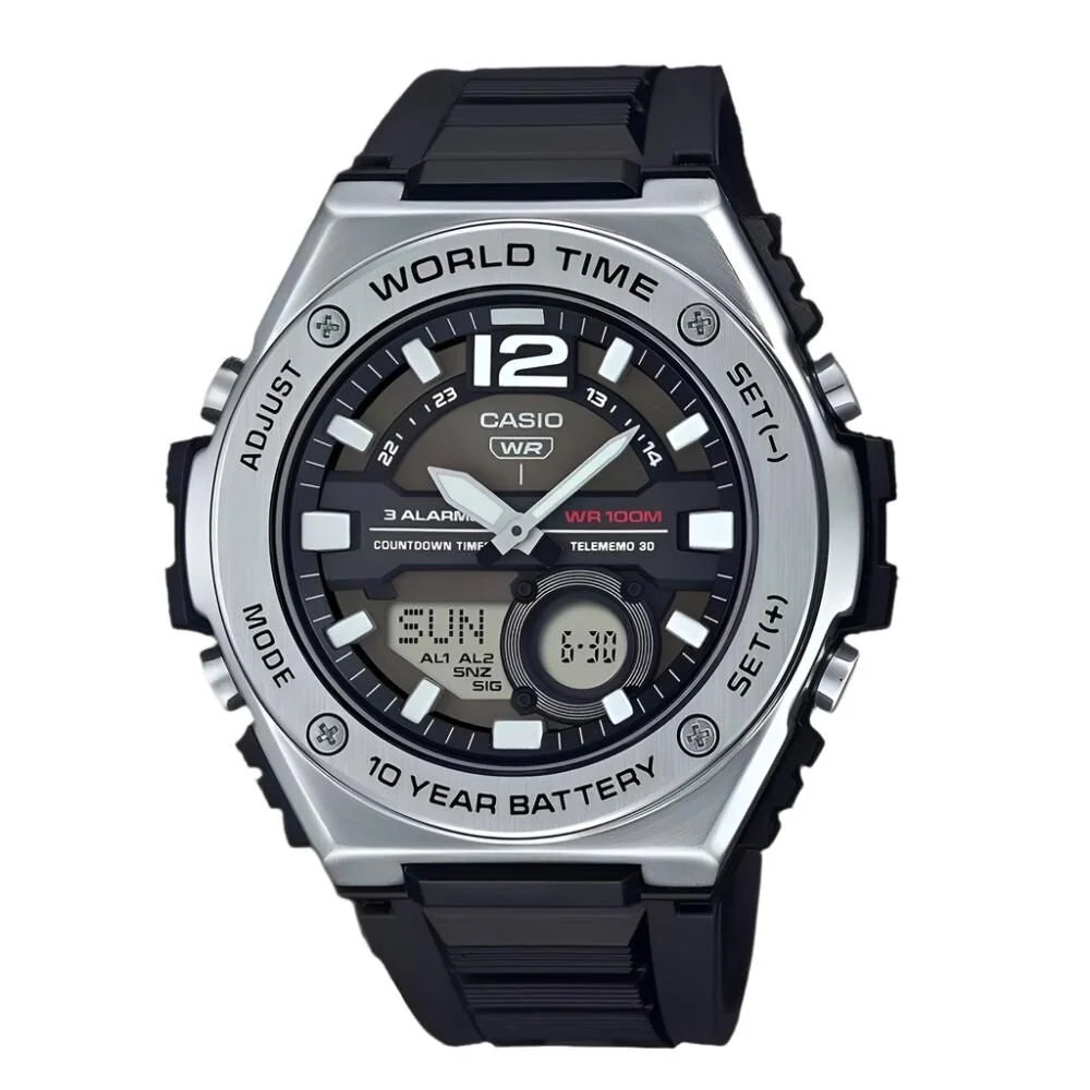 CASIO WORLD TIME WATCH - MWQ-100-1AVDF
