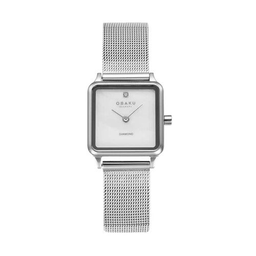 Obaku Adamas Steel - MOP Dial Stainless Steel Ladies Watch -  V301LXCWMC