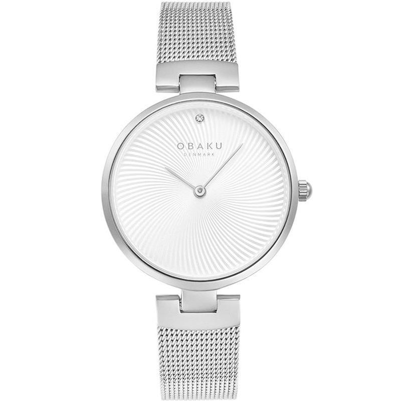 Obaku Diamant Steel White  Watch - V256LXCIMC