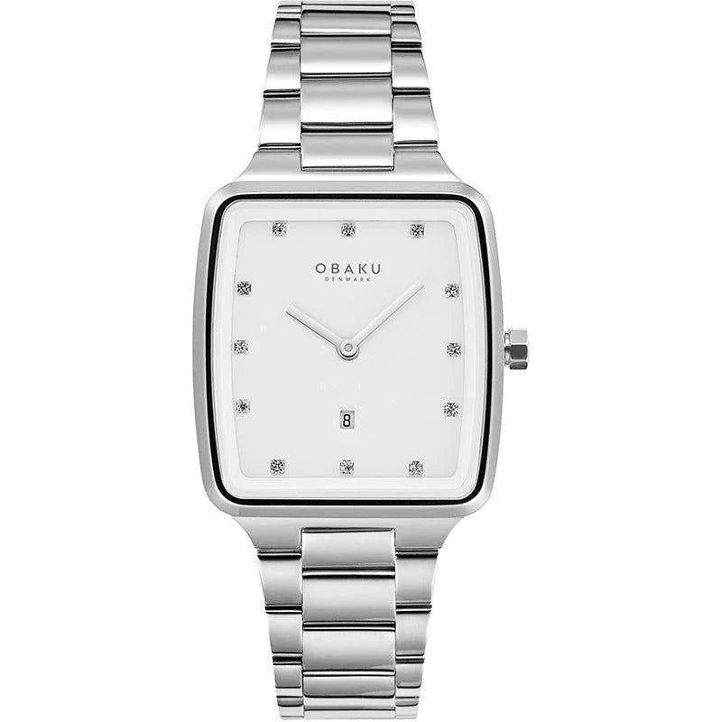 Obaku Fjord Lille Brace White 30mm Watch - V271LDCWSC