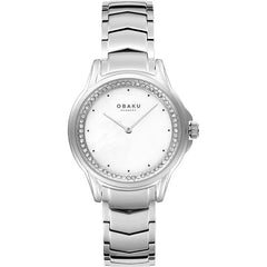 Obaku Jasmin Brace White Watch - V261LECWSC