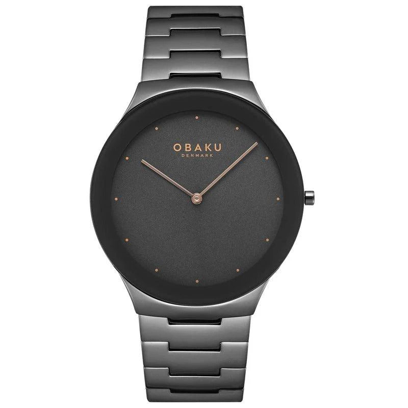 Obaku Spejl Lds Ultra Slim Line Series Gents Watch - V290GXUUSU