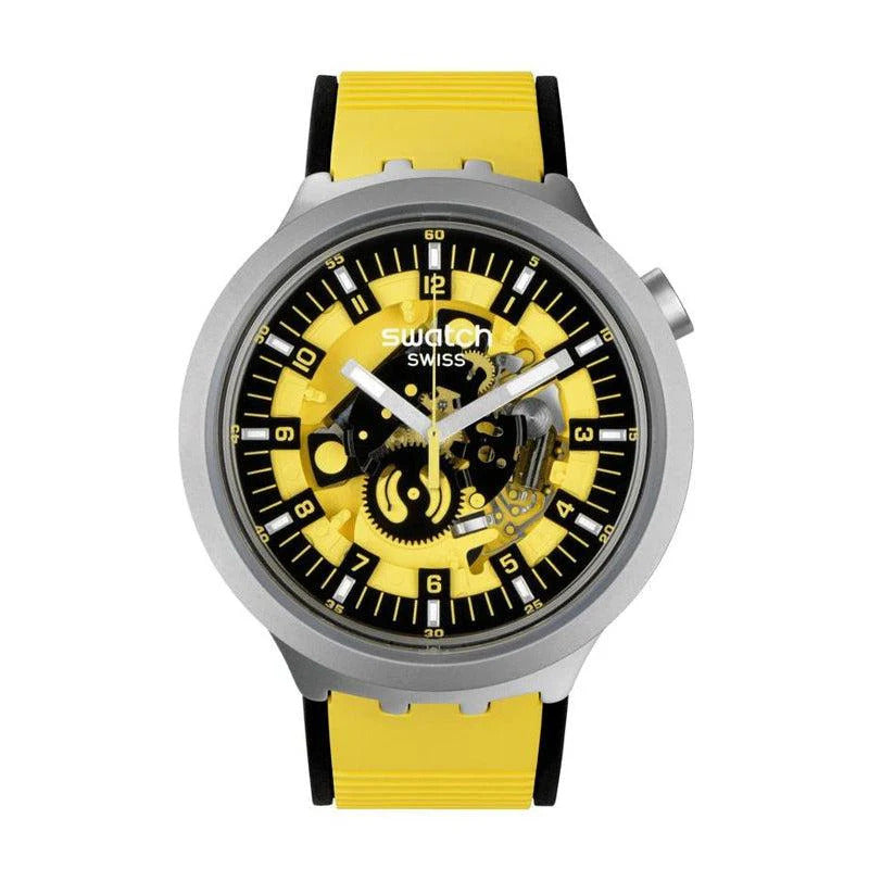Swatch BIG BOLD IRONY BOLDEN YELLOW Watch -  SB07S109