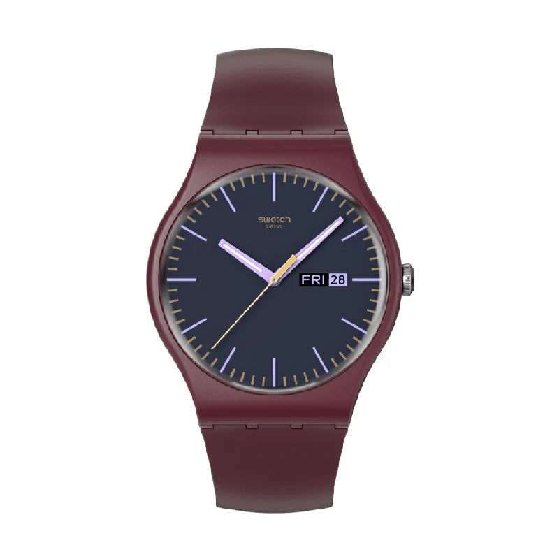 Swatch BURGUNDY BERRY Watch - SO29R707