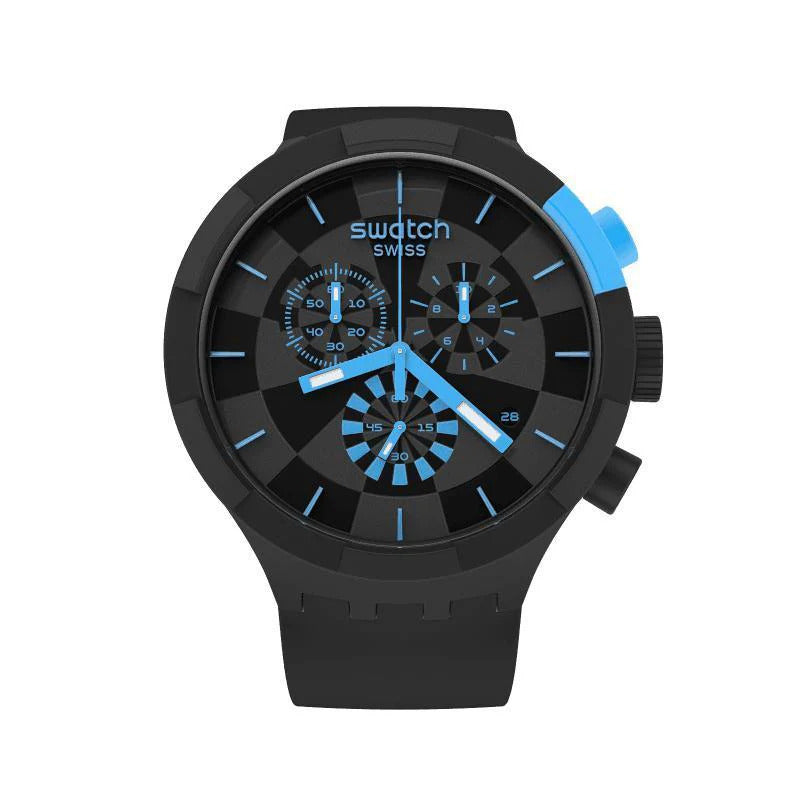 Swatch CHECKPOINT BLUE Watch  - SB02B401